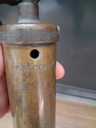 Inflador Bicicleta Antiguo Bronce