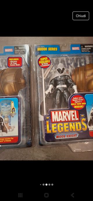 Set 2 Marvel Legends Moon Knight Modok Series