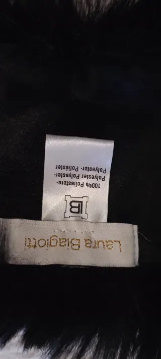 Collo sciarpa ecopelliccia Laura Biagiotti nero