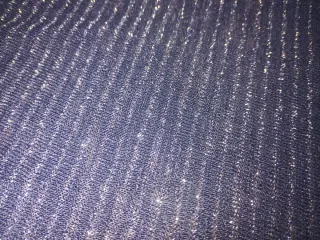 Jersey negro y plateado con brillos