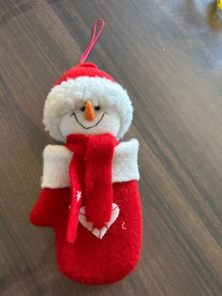 Adorno Muñeco Nieve Árbol Navidad