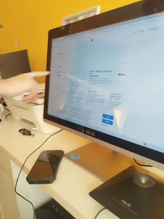 Ordenador All-in-One Asus Plata/Negro