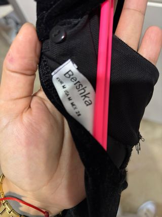 Vestido Terciopelo Negro