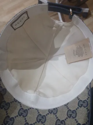 Gorra Gucci GG Beige y Marrón