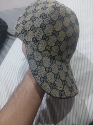 Gorra Gucci GG Beige y Marrón