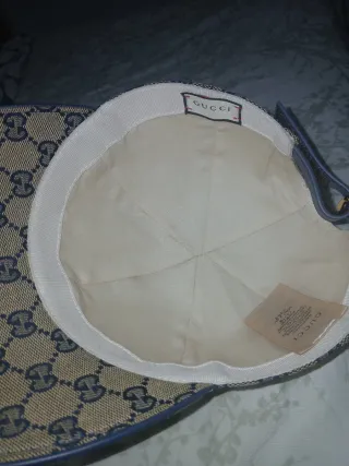 Gorra Gucci GG Beige y Marrón