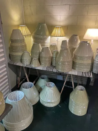 Paralumi per lampade in tessuto, varie misure