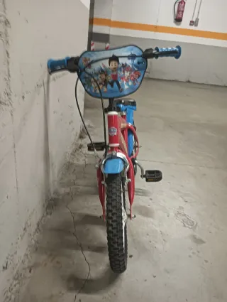 Bicicleta infantil Paw Patrol