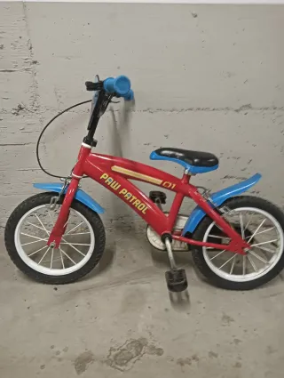 Bicicleta infantil Paw Patrol