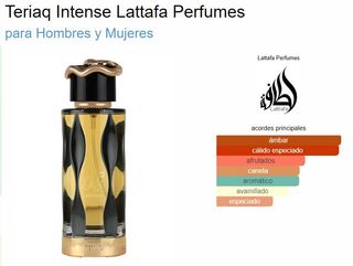 TERIAQ INTENSE - LATTAFA - EDP 100ml.