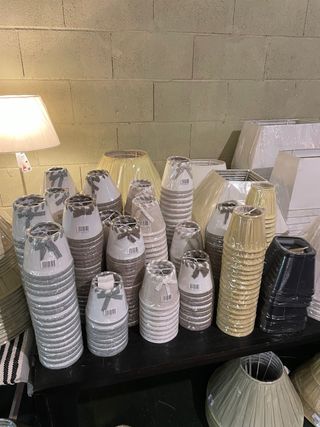 Paralumi a pinza per lampade