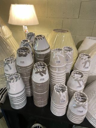 Paralumi a pinza per lampade