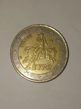 Moneta 2 Euro 2002 Grecia