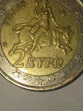 Moneta 2 Euro 2002 Grecia