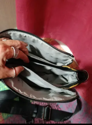 Bolso Pepe Moll Negro y Multicolor