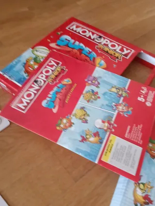 Battle Spinners Arena y Monopoly Junior Superzings