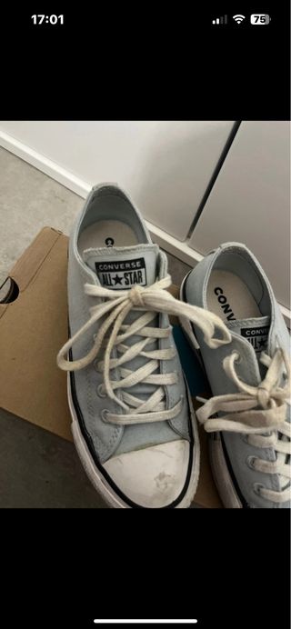 Converse Azzurre Platform Sneakers