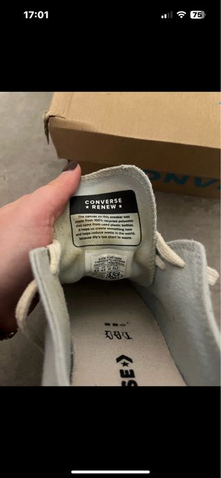 Converse Azzurre Platform Sneakers