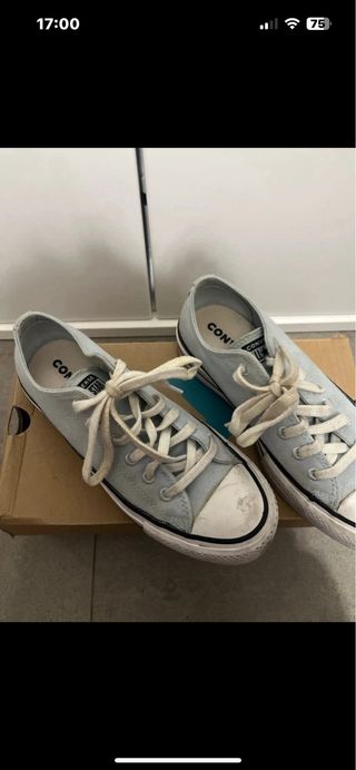 Converse Azzurre Platform Sneakers