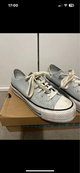 Converse Azzurre Platform Sneakers