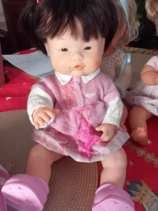 Muñeca Nenuca China Vestido Rayas