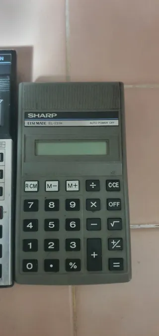 Calculadoras Casio y Sharp