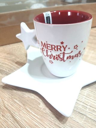 Set 4 Tazzine Caffè Natalizie Stella