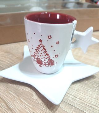 Set 4 Tazzine Caffè Natalizie Stella