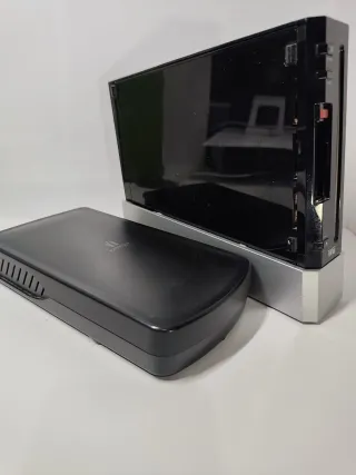 Nintendo Wii Negra + disco duro con muchos juegos