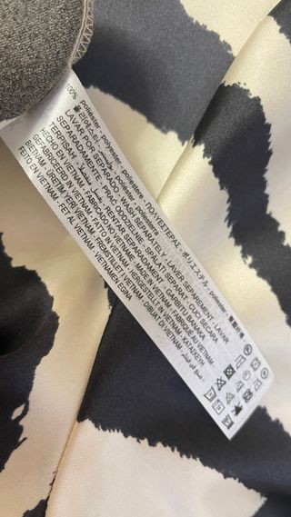 Vestido mini Zara Cebra Talla S