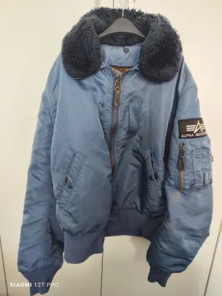 Chaqueta Aviador Alpha Industries Azul