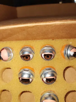 2 Pares Ojos Repuesto Muñeca