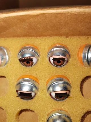 2 Pares Ojos Repuesto Muñeca