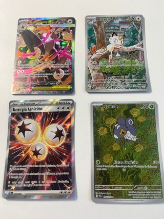 Cartas Pokémon Mega-Lopunny EX, Meowth, Nymble