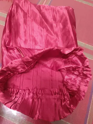 Sacco in raso rosso 37x23 cm