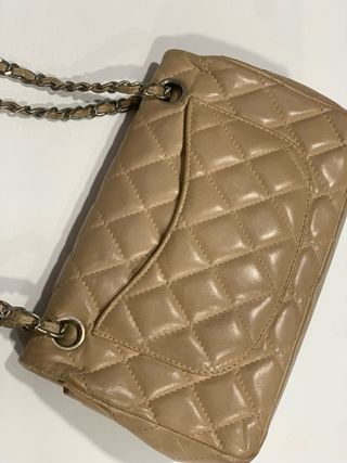 Borsa  bellissima Beige Trapuntata