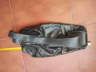 Petusco ECI Bolso de Hombro Piel Negro
