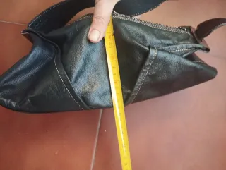 Petusco ECI Bolso de Hombro Piel Negro