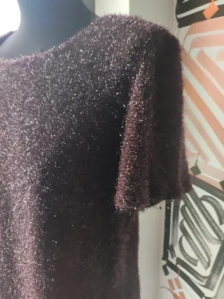 Camiseta morada brillante T52