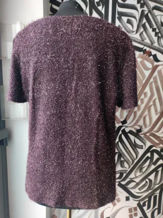 Camiseta morada brillante T52