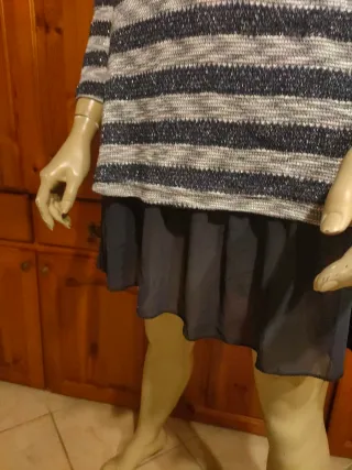 Abito elegante lurex donna