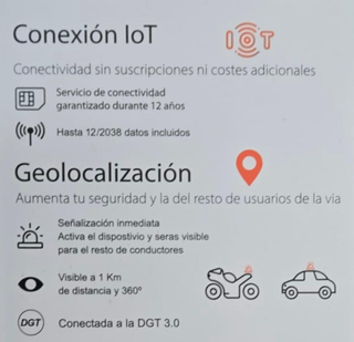 Baliza V16 Geolocalizada EBOX