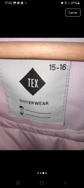 Chaqueta infantil multicolor. Talla 15/16 años