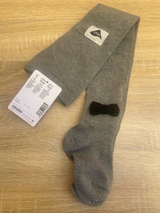 Panty gris niña lazo negro cóndor