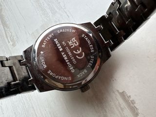 Reloj Geoffrey Beene Gris metálico