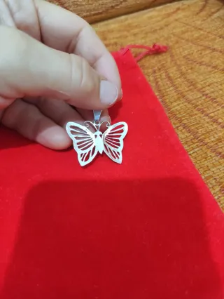 Colgante Mariposa Plata de 925