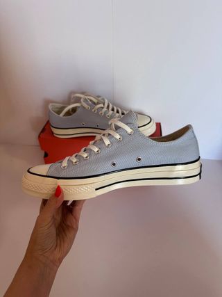 Zapatillas Converse Bajas Azul Talla 38