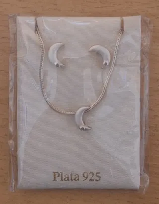 Conjuntos de Plata 925: Collar y Pendientes