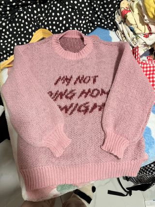 Jersey rosa oversize M