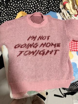 Jersey rosa oversize M